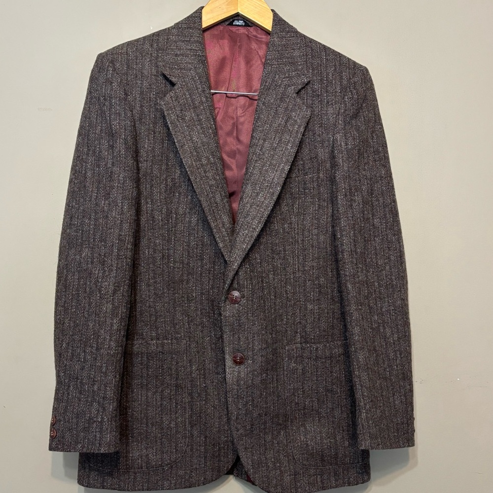 YVES ST. German Vintage Virgin Wool Union Made Blazer
